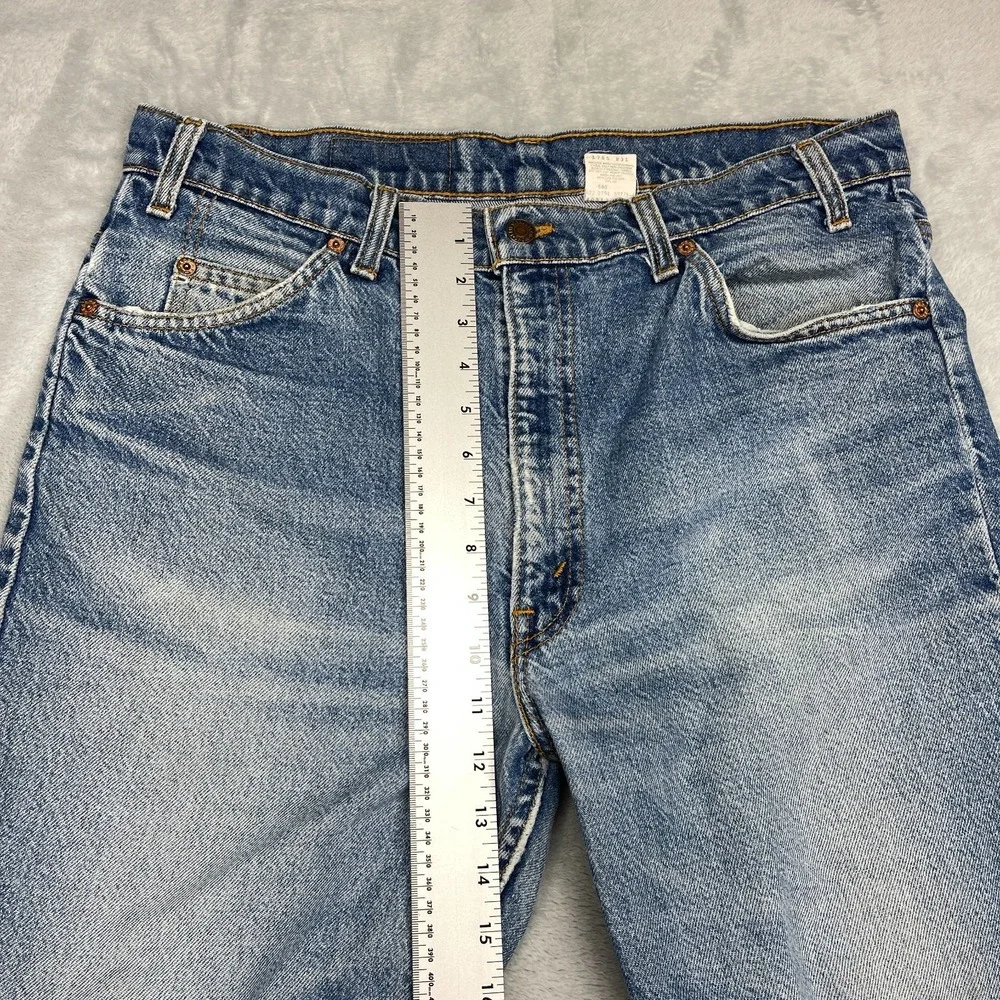 Vintage Levi's Jeans Mens 36x30 (34x30) Blue Denim 517 Orange Tab Bootcut USA